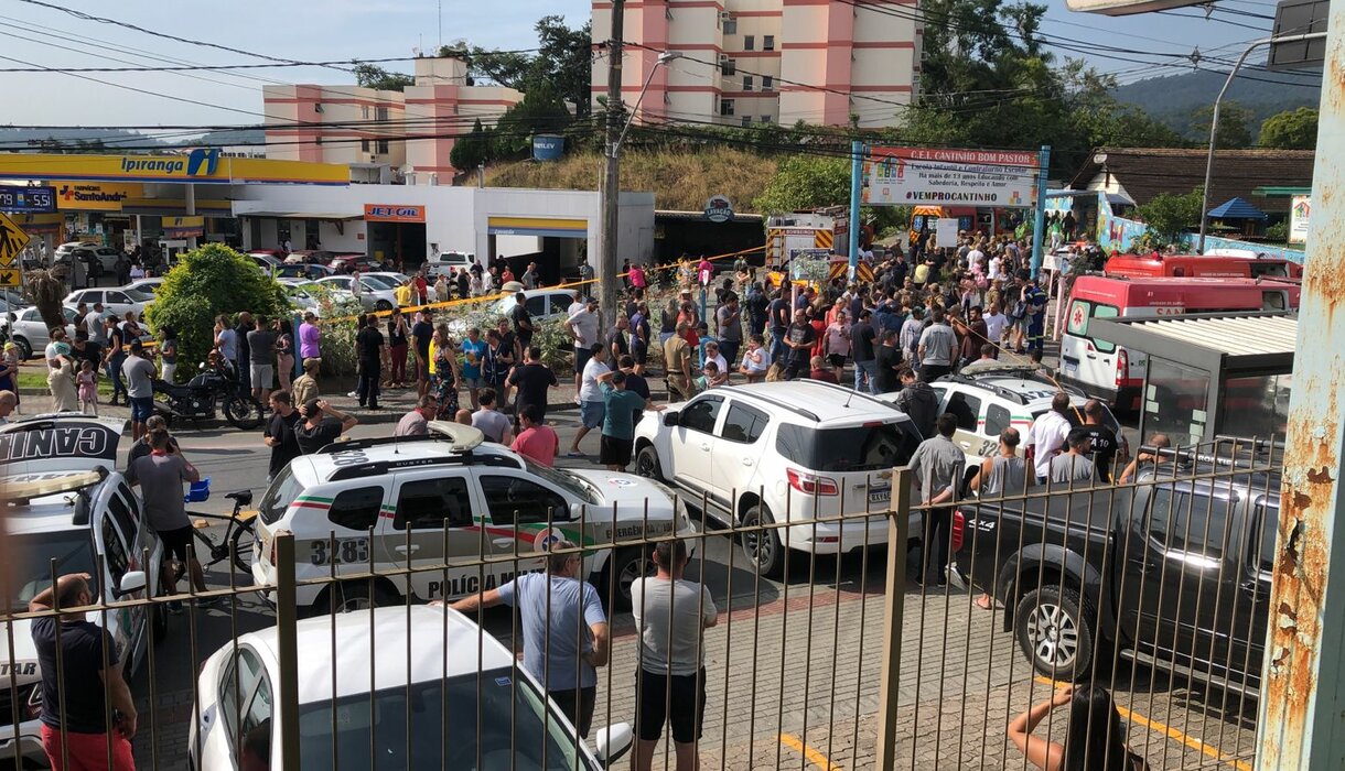 Cuatro niños muertos en ataque a guardería en Blumenau